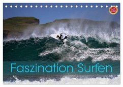 Faszination Surfen (Tischkalender 2024 DIN A5 quer), CALVENDO Monatskalender - Cross, Martina
