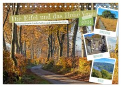 Die Eifel und das Hohe Venn (Tischkalender 2024 DIN A5 quer), CALVENDO Monatskalender