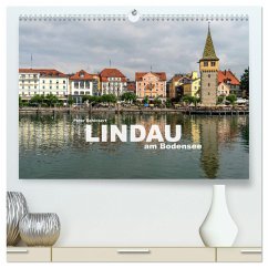 Lindau am Bodensee (hochwertiger Premium Wandkalender 2024 DIN A2 quer), Kunstdruck in Hochglanz