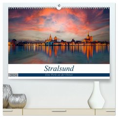 Stralsund, Eine Perle an der Ostsee (hochwertiger Premium Wandkalender 2024 DIN A2 quer), Kunstdruck in Hochglanz