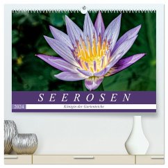 Seerosen - Königin der Gartenteiche (hochwertiger Premium Wandkalender 2024 DIN A2 quer), Kunstdruck in Hochglanz