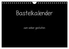 Bastelkalender - Schwarz (Wandkalender 2024 DIN A4 quer), CALVENDO Monatskalender - Pantau, Peter