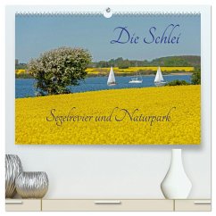 Die Schlei - Segelrevier und Naturpark (hochwertiger Premium Wandkalender 2024 DIN A2 quer), Kunstdruck in Hochglanz