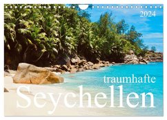 traumhafte Seychellen (Wandkalender 2024 DIN A4 quer), CALVENDO Monatskalender - Jansen, Johannes