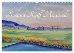 Roland Reiff Aquarelle (Wandkalender 2024 DIN A3 quer), CALVENDO Monatskalender