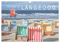 Am Strand von Langeoog (Wandkalender 2024 DIN A3 quer), CALVENDO Monatskalender - Scherf, Dietmar