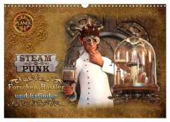 Steampunk - Forscher, Bastler und Erfinder (Wandkalender 2024 DIN A3 quer), CALVENDO Monatskalender