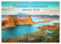 Traumhafte Landschaften unserer Erde (Wandkalender 2024 DIN A2 quer), CALVENDO Monatskalender