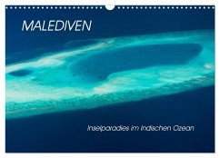Malediven - Inselparadies im Indischen Ozean (Wandkalender 2024 DIN A3 quer), CALVENDO Monatskalender