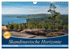 Skandinavische Horizonte (Wandkalender 2024 DIN A4 quer), CALVENDO Monatskalender