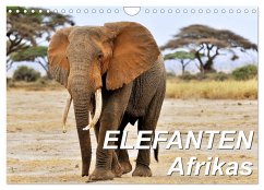 Elefanten Afrikas (Wandkalender 2024 DIN A4 quer), CALVENDO Monatskalender