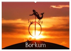 Borkum (Wandkalender 2024 DIN A2 quer), CALVENDO Monatskalender