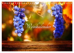 Weinkalender (Wandkalender 2024 DIN A4 quer), CALVENDO Monatskalender