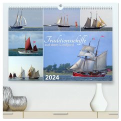 Traditionsschiffe auf dem Limfjord (hochwertiger Premium Wandkalender 2024 DIN A2 quer), Kunstdruck in Hochglanz - Prescher, Werner