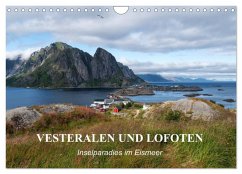 VESTERALEN UND LOFOTEN - Inselparadies im Eismeer (Wandkalender 2024 DIN A4 quer), CALVENDO Monatskalender