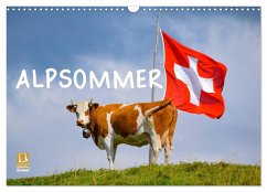 Alpsommer (Wandkalender 2024 DIN A3 quer), CALVENDO Monatskalender - Caumont, Renaldo