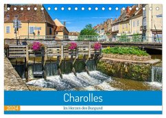 Charolles - Im Herzen des Burgund (Tischkalender 2024 DIN A5 quer), CALVENDO Monatskalender
