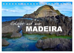 Erlebe mit mir Madeira (Tischkalender 2024 DIN A5 quer), CALVENDO Monatskalender