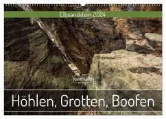 Höhlen, Grotten, Boofen - Elbsandstein (Wandkalender 2024 DIN A2 quer), CALVENDO Monatskalender