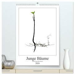 Junge Bäume (hochwertiger Premium Wandkalender 2024 DIN A2 hoch), Kunstdruck in Hochglanz