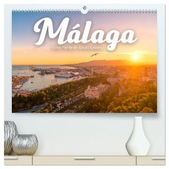 Málaga - Eine Perle in Andalusien. (hochwertiger Premium Wandkalender 2024 DIN A2 quer), Kunstdruck in Hochglanz