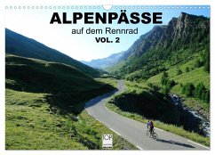 Alpenpässe auf dem Rennrad Vol. 2 (Wandkalender 2024 DIN A3 quer), CALVENDO Monatskalender