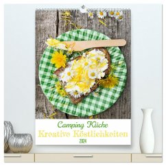 Camping Küche - Kreative Köstlichkeiten (hochwertiger Premium Wandkalender 2024 DIN A2 hoch), Kunstdruck in Hochglanz