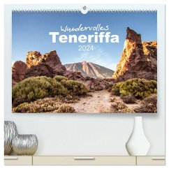 Wundervolles Teneriffa (hochwertiger Premium Wandkalender 2024 DIN A2 quer), Kunstdruck in Hochglanz
