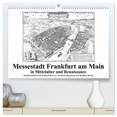 Messestadt Frankfurt am Main (hochwertiger Premium Wandkalender 2024 DIN A2 quer), Kunstdruck in Hochglanz