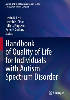 Handbook of Quality of Life for Individuals with Autism Spectrum Disorder