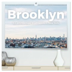 Brooklyn - Ein einzigartiger Stadtbezirk in New York. (hochwertiger Premium Wandkalender 2024 DIN A2 quer), Kunstdruck in Hochglanz