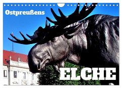 Ostpreußens Elche (Wandkalender 2024 DIN A4 quer), CALVENDO Monatskalender