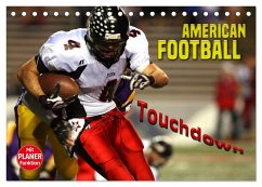 American Football - Touchdown (Tischkalender 2024 DIN A5 quer), CALVENDO Monatskalender