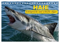 Haie. Erfolgreiche und schnelle Jäger (Tischkalender 2024 DIN A5 quer), CALVENDO Monatskalender