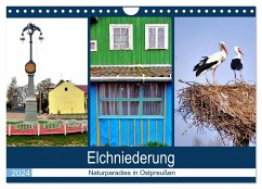 Elchniederung - Naturparadies in Ostpreußen (Wandkalender 2024 DIN A4 quer), CALVENDO Monatskalender