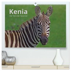 Kenia - Die Tiere der Savanne (hochwertiger Premium Wandkalender 2024 DIN A2 quer), Kunstdruck in Hochglanz - Mayer, Andreas