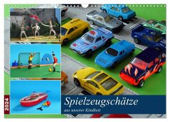 Spielzeugschätze aus unserer Kindheit (Wandkalender 2024 DIN A3 quer), CALVENDO Monatskalender