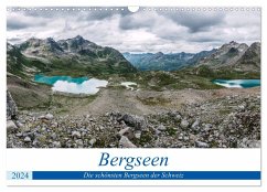 Die schönsten Bergseen der Schweiz (Wandkalender 2024 DIN A3 quer), CALVENDO Monatskalender - Dürst, Walter