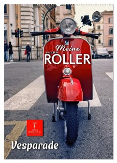 Meine Roller Vesparade (Wandkalender 2024 DIN A2 hoch), CALVENDO Monatskalender