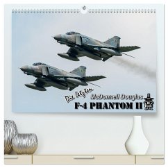 Die letzten McDonnell Douglas F-4 Phantom II (hochwertiger Premium Wandkalender 2024 DIN A2 quer), Kunstdruck in Hochglanz