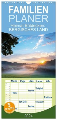 Familienplaner 2024 - Heimat Entdecken: Bergisches Land mit 5 Spalten (Wandkalender, 21 x 45 cm) CALVENDO
