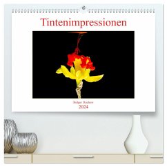 Tintenimpressionen (hochwertiger Premium Wandkalender 2024 DIN A2 quer), Kunstdruck in Hochglanz - Rochow, Holger