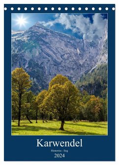 Karwendel - Hinterriss-Eng (Tischkalender 2024 DIN A5 hoch), CALVENDO Monatskalender