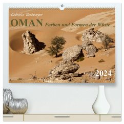 OMAN Farben und Formen der Wüste (hochwertiger Premium Wandkalender 2024 DIN A2 quer), Kunstdruck in Hochglanz - Rechberger, Gabriele