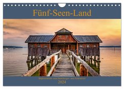 Fünf-Seen-Land (Wandkalender 2024 DIN A4 quer), CALVENDO Monatskalender