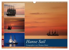 Hanse Sail (Wandkalender 2024 DIN A3 quer), CALVENDO Monatskalender