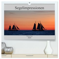 Segelimpressionen (hochwertiger Premium Wandkalender 2024 DIN A2 quer), Kunstdruck in Hochglanz