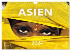 Asien - Kontinent der Farben (Wandkalender 2024 DIN A4 quer), CALVENDO Monatskalender - Weigt, Mario