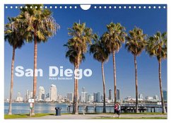 San Diego (Wandkalender 2024 DIN A4 quer), CALVENDO Monatskalender