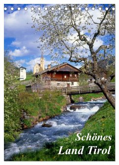 Schönes Land Tirol (Tischkalender 2024 DIN A5 hoch), CALVENDO Monatskalender